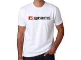 Grams Performance and Design Logo White T-Shirt - L - G35-99-6021