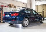 AWE Tuning 13-18 BMW 320i (F30) Touring Edition Exhaust w/ Perfomance Mid Pipe - Diamond Black Tips - 3015-23038