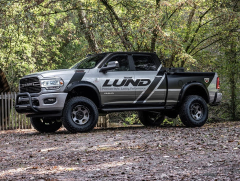 Lund 19-22 RAM 2500/3500 (3500 Excl. Dually) RX-Rivet Style Textured Fender Flares (4 Pc.) Black - RX137T