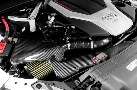 AWE Tuning Audi B9/B9.5 S4/S5/RS5 3.0T Carbon Fiber AirGate Intake w/ Lid - 2660-15032