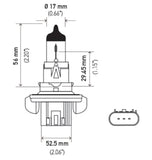 Hella Bulb H13 12V 60/55W P264T T4 - H13