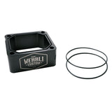 Wehrli 98.5-07 Dodge 5.9L Cummins Billet Intake Spacer Kit - Black Anodized &amp; Engraved Finish - WCF100338-BLKANO