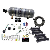 Nitrous Express Dual/4150/Gasoline Nitrous Kit (50-300HP) w/Composite Bottle - 30240-12