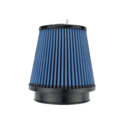 Injen NanoWeb Dry Air Filter 4.0 Flange w/ShurLok / 5.63 Base OD /6.0 Tall /4.0 Top w/Barb Fitting - X-1082-BB