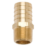 Edelbrock Fitting Brass Hose 1 00In Hose I D X 3/4-14 Pipe for Sb-Chrys Manifolds - 8078