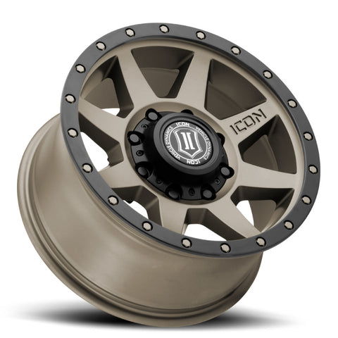 ICON Rebound 17x8.5 8x170 6mm Offset 5in BS 125mm Bore Bronze Wheel - 1817858150BR