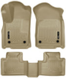 Husky Liners 16-22 Dodge Durango Weatherbeater Tan Front & 2nd Seat Floor Liners - 99153