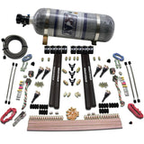 Nitrous Express 6 Cyl SX2 Dual Stage Nozzle Nitrous Kit w/12lb Bottle - 90096-12