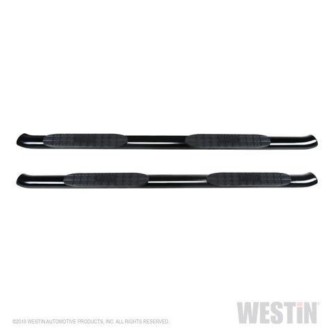 Westin 2019 Chevrolet Silverado/Sierra 1500 Crew Cab Non LD PRO TRAXX 4 Oval Nerf Step Bars - Black - 21-24135