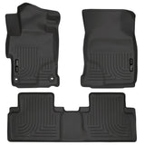 Husky Liners 2014 Honda Civic Sedan WeatherBeater Black Front & 2nd Seat Floor Liners - 99441