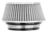 Spectre Adjustable Conical Air Filter 2-1/2in. Tall (Fits 3in. / 3-1/2in. / 4in. Tubes) - White - 8168