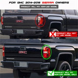 Spyder GMC Sierra 14-16 LED Tail Lights Red Clear ALT-YD-GS14-LBLED-RC - 5080677