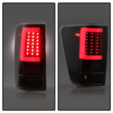 xTune 04-15 Nissan Titan Light Bar LED Tail Lights - Black (ALT-ON-NTI04-LBLED-BK) - 9038532