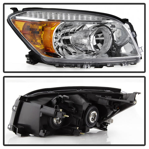 xTune 06-08 Toyota RAV4 OEM Style Headlights - Chrome (HD-JH-TRAV06-AM-C) - 9042867