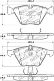 StopTech Performance 07-09 BMW E90/E92/E93 335i Coupe/Sedan Front Brake Pads D918 - 309.09180