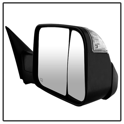 Xtune Dodge Ram 1500 09-12 Power Heated Adjust Mirror Black HoUSing Right MIR-DRAM09S-PWH-R - 9935602