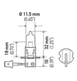 Hella H3 Halogen Bulb (Must Order Qty 10) - H3