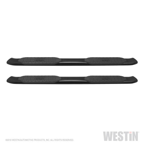 Westin 2019 Ram 1500 Quad Cab (Excl Classic) PRO TRAXX 5 Oval Nerf Step Bars - Black - 21-54095