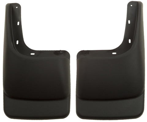 Husky Liners 04-12 Ford F-150/06 Lincoln Mark LT Custom-Molded Rear Mud Guards (w/Flares/Run. Board) - 57591