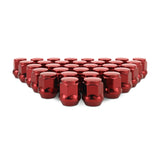 Mishimoto Steel Acorn Lug Nuts M14 x 1.5 - 32pc Set - Red - MMLG-AC1415-32RD