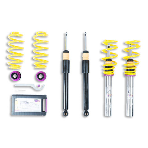 KW Coilover Kit V1 Volkswagen Tiguan (MQB) FWD and AWD w/o Electronic Dampers - 102800BB