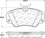 StopTech Street Brake Pads - 308.07200