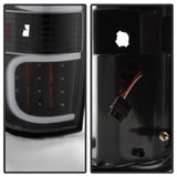 xTune Ford F150 09-14 LED Tail Lights - Black ALT-ON-FF15009-LBLED-BK - 5082169