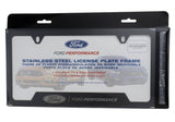 Ford Racing Stainless Steel Ford Performance License Plate Frame - Black - M-1828-SS304BK