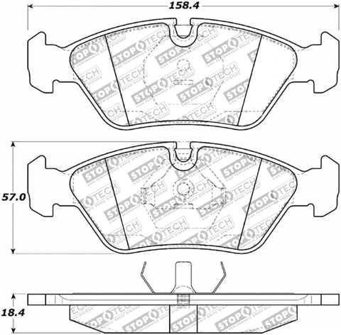 StopTech Performance Brake Pads - 309.02530