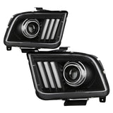 Spyder Ford Mustang 05-08 V2 High-Power LED Headlights - Black PRO-YD-FM05AP-BK - 5088192