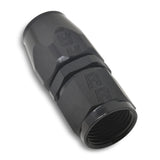 Russell Performance -6 AN Black Straight Full Flow Hose End - 610025