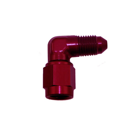 Nitrous Express 3AN Male x 90 -3 Female Swivel - Red - 16195-90