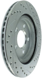 StopTech Select Sport 05-10 Ford Mustang GT Slotted and Drilled Rear Right Rotor - 227.61087R