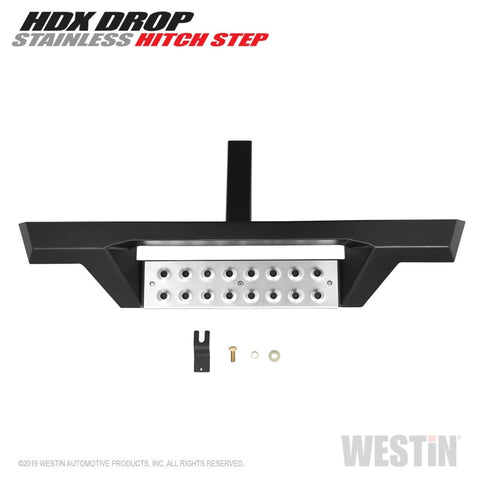 Westin HDX Stainless Drop Hitch Step 34in Step 2in Receiver - Textured Black - 56-100152