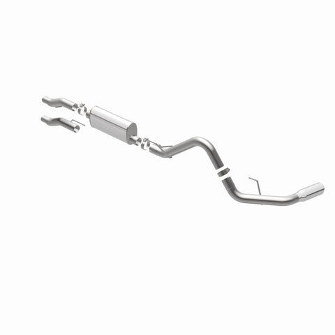 MagnaFlow 11 Ford F-150 3.7L/5.0L/6.2L SS Catback Exhaust Single Rear Side Exit w/ 4in SS Tips - 15000