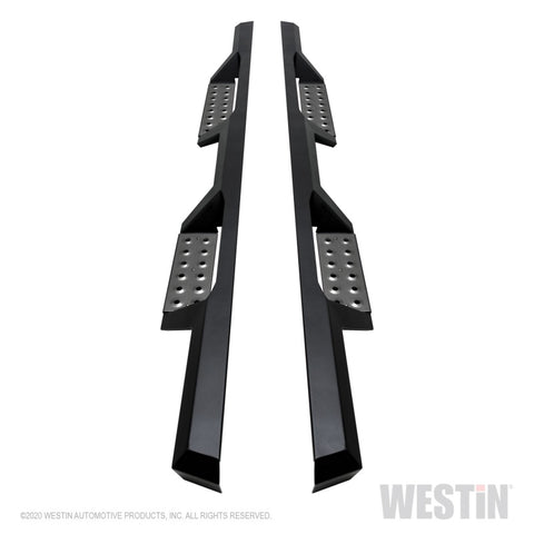 Westin 99-13 Chevy/GMC Silverado/Sierra 1500 Ext Cab HDX Nerf Step Bars - Textured Black - 56-116852