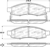 StopTech Sport Brake Pads w/Shims and Hardware - Front - 309.11830