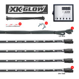 XK Glow 3 Million Color XKGLOW LED Accent Light Car/Truck Kit 8x24In Tubes - XK041006