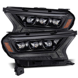 AlphaRex 19-21 Ford Ranger NOVA LED Proj Headlight Plnk Style Alpha Blk w/Activ Light/Seq Signal/DRL - 880123