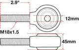 SPC Performance XAXIS Rod End Ball Joint - 15766