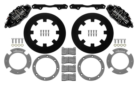 Wilwood 17-21 Can-Am X3RS Black 6-Piston Rear Kit 11.25in - Undrilled Rotors - 140-16629