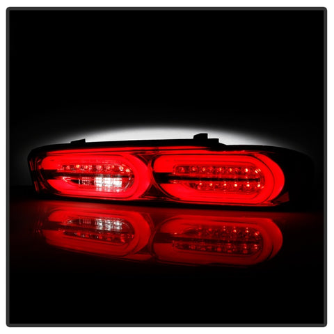 Spyder Chevy Camaro 16-18 Halogen LED Tail Lights Chrome ALT-YD-CCAM16HAL-SEQ-C - 5087225