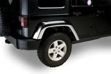 Putco 07-18 Jeep Wrangler Chrome ABS Fender Flares - 403505