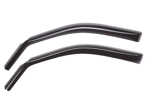 WeatherTech 2016+ Toyota Tacoma (Double Cab) Front Side Window Deflectors - Dark Smoke - 80792