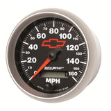 Autometer Speedometer 3-3/8in, 0-160 MPH, Elec. Programmable - Bowtie Black - 3688-00406