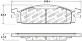 StopTech Performance Brake Pads - 309.13760