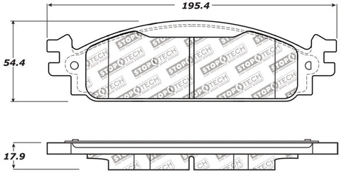 StopTech Performance Brake Pads - 309.13760