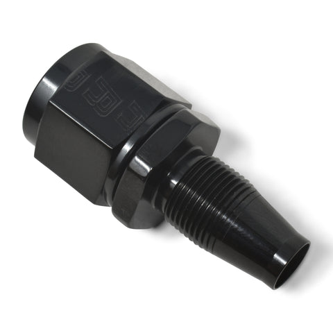 Russell Performance -6 AN Straight Hose End Without Socket - Black - 615023