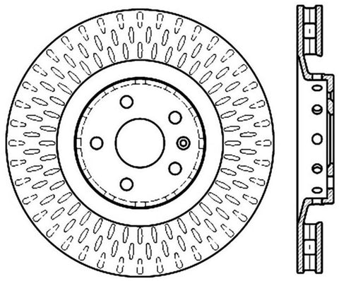 StopTech Slotted Sport Brake Rotor - 126.62128SL