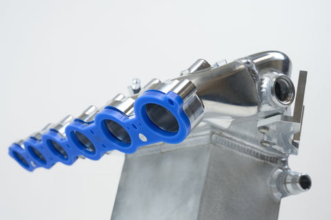 CSF BMW M2/M3/M4 S58 Comp &amp; Non-Comp (G8X) Charge-Air Cooler Manifold - Raw Billet - 8233